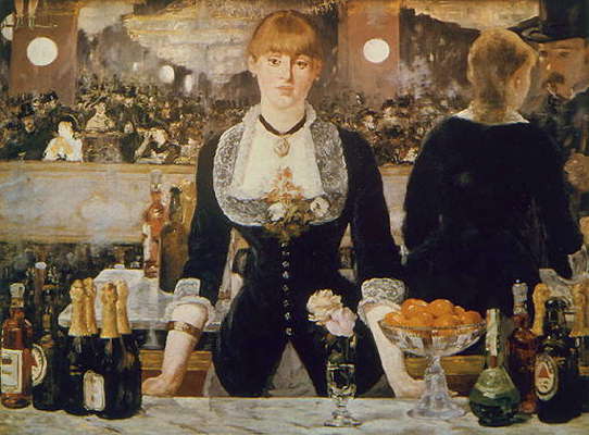 Эдуар Мане. Бар в Фоли-Бержер. 1881-82. Институт Кортолда. Лондон.
